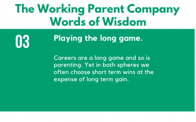 3) Playing the long game